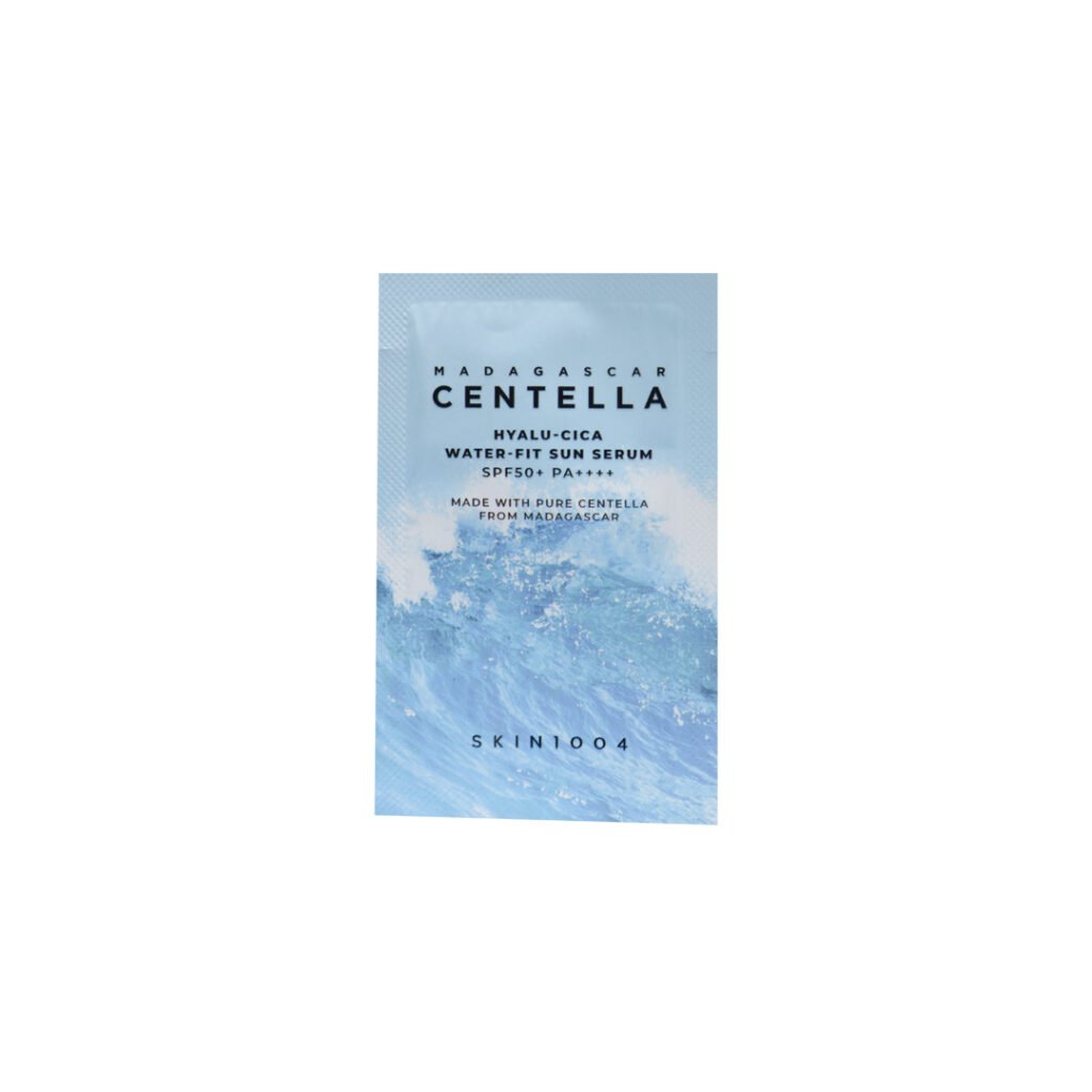 SKIN1004 Madagascar Centella Hyalu-Cica Water-Fit Sun Serum SPF 50+ PA++++ 1.5 ml - Kbazar Korean Cosmetics Store