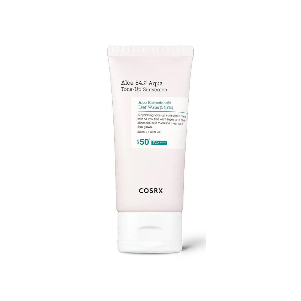 Cosrx Aloe 54.2 Aqua Tone-Up Sunscreen SPF50+ PA++++ 50 ml - Kbazar - Korean Cosmetics Store