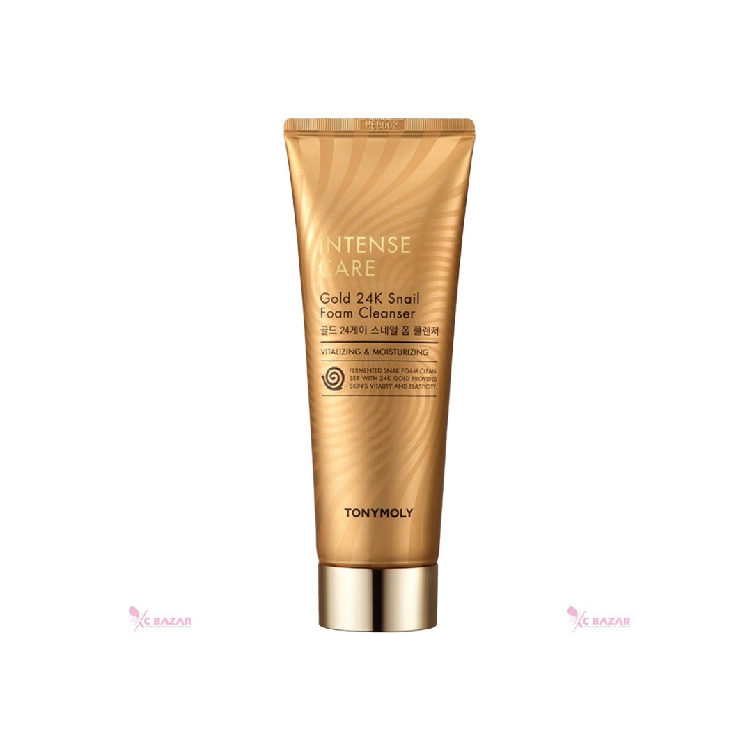 Tonymoly Intense Care Gold 24k Snail Foam Cleanser 150 ml Price in Bangladesh | Kbazar