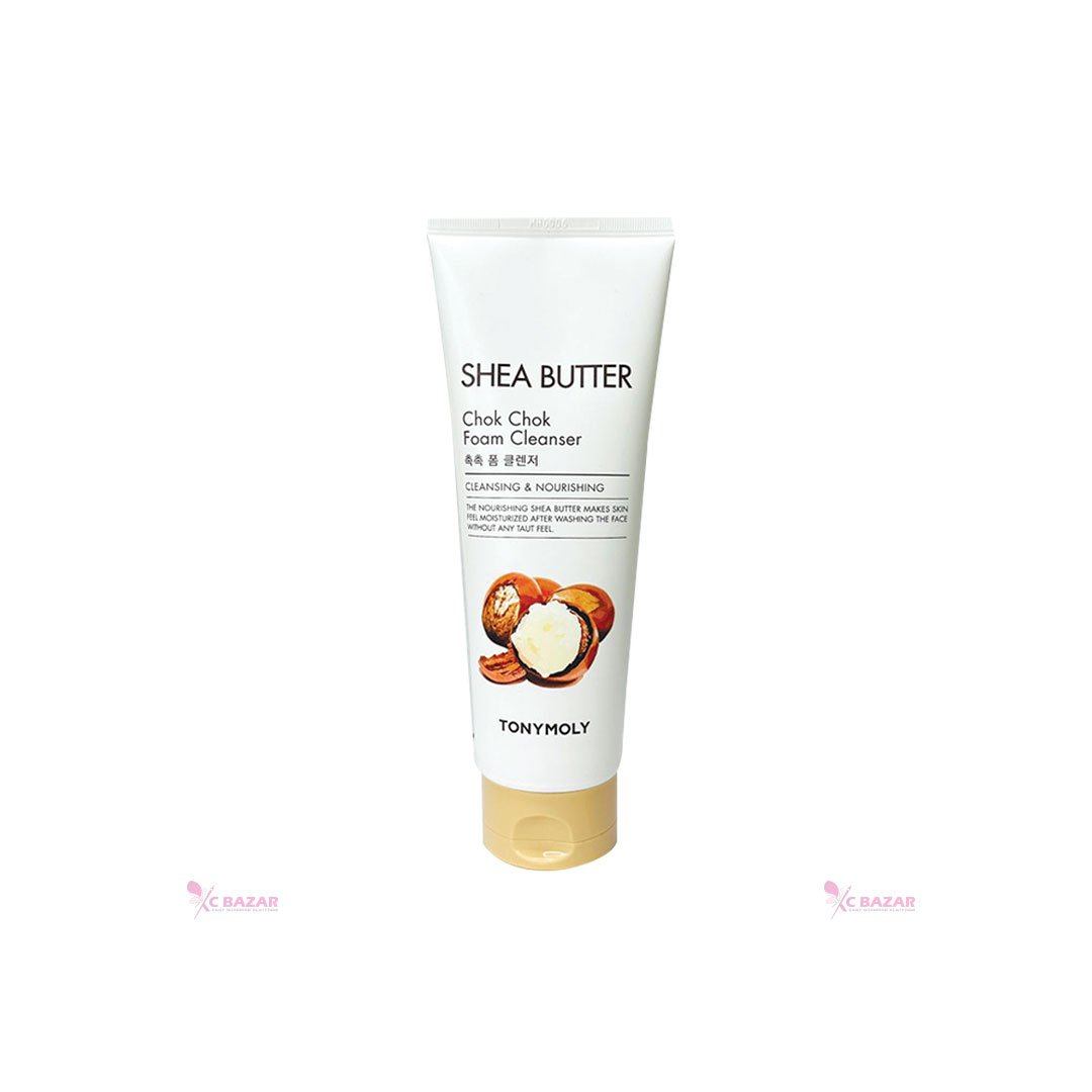 Tonymoly Shea Butter Chok Chok Foam Cleanser 250 ml face cleanser or face wash price in Bangladesh at Kbazar