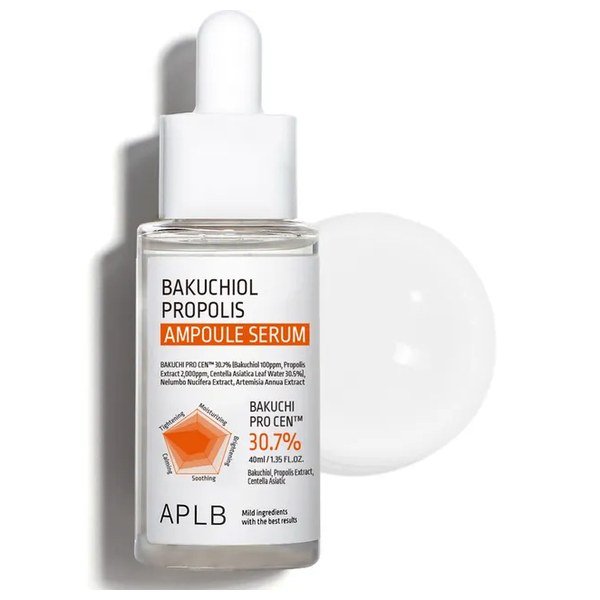 APLB Bakuchiol Propolis Ampoule Serum 40ml - Kbazar Korean Cosmetics Store