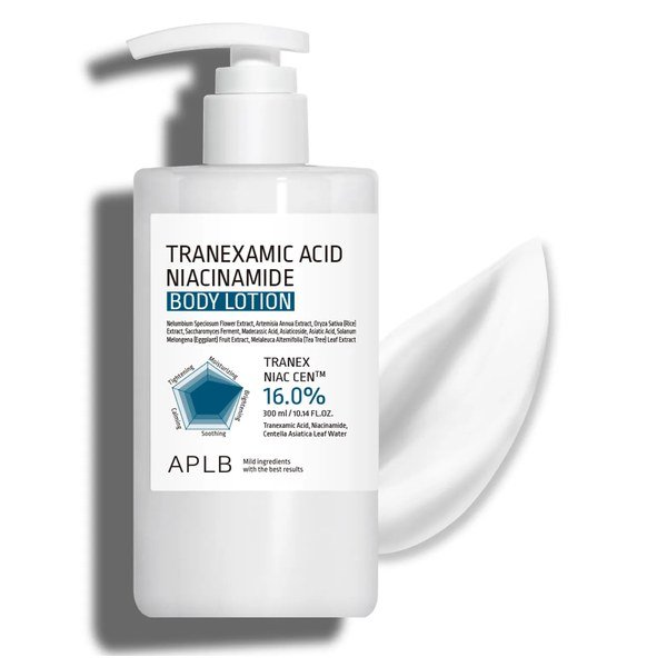 APLB Tranexamic Acid Niacinamide Body Lotion 300ml - Kbazar - Korean Cosmetics Store