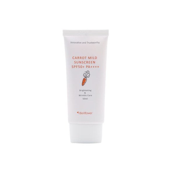 Bellflower Carrot Mild Sunscreen SPF50+/PA++++ 50ml Price in Bangladesh | Kbazar