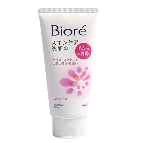 Biore Skincare Facial Wash Scrub For Dirty Pores and Dead Skin 130g - Kbazar Korean Cosmetics Store