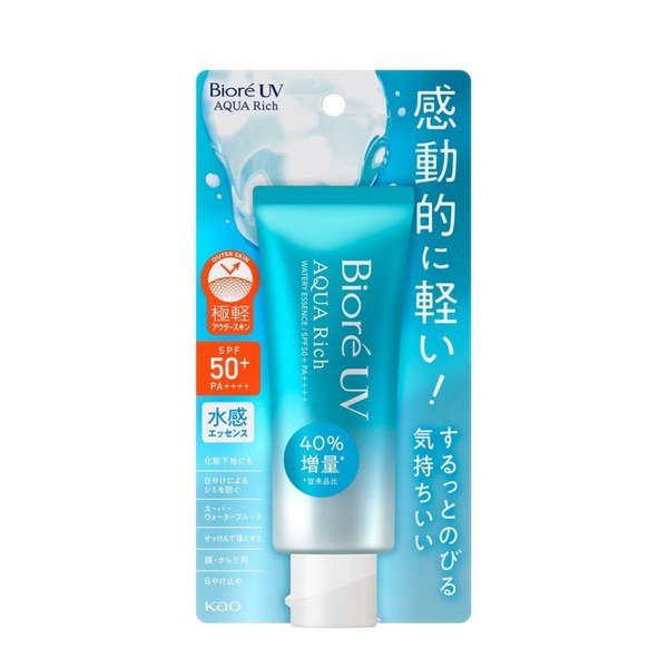 Biore UV Aqua Rich Watery Essence Spf 50+PA++++ 70ml - Kbazar Korean Cosmetics Store