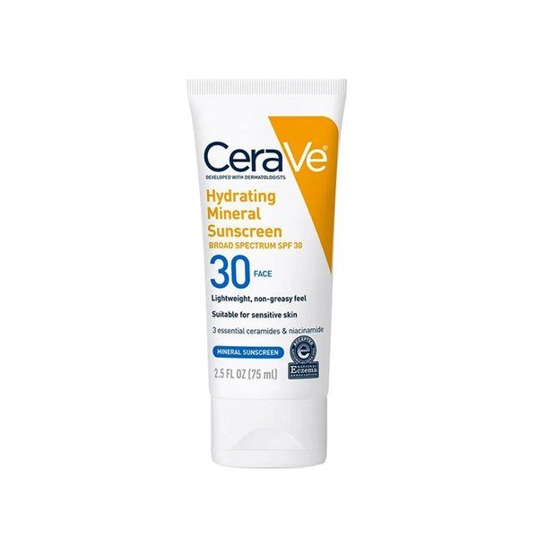 CeraVe Hydrating Mineral Sunscreen Broad Spectrum SPF 30 (75ml) Price in Bangladesh | Kbazar