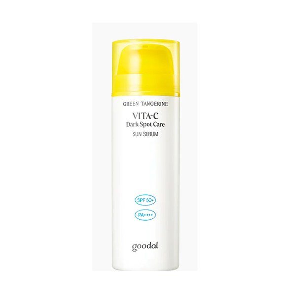 Goodal Green Tangerine Vita C Dark Spot Care Sun Serum 50ml - Kbazar Korean Cosmetics Store