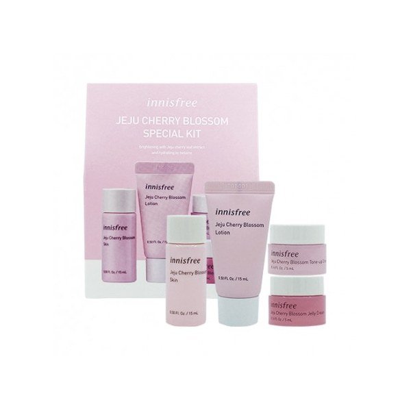 Innisfree Jeju Cherry Blossom Special Kit - Kbazar Korean Cosmetics Store