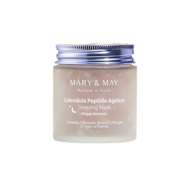 Mary&May Calendula Peptide Ageless Sleeping Mask 110g - Kbazar - Korean Cosmetics Store