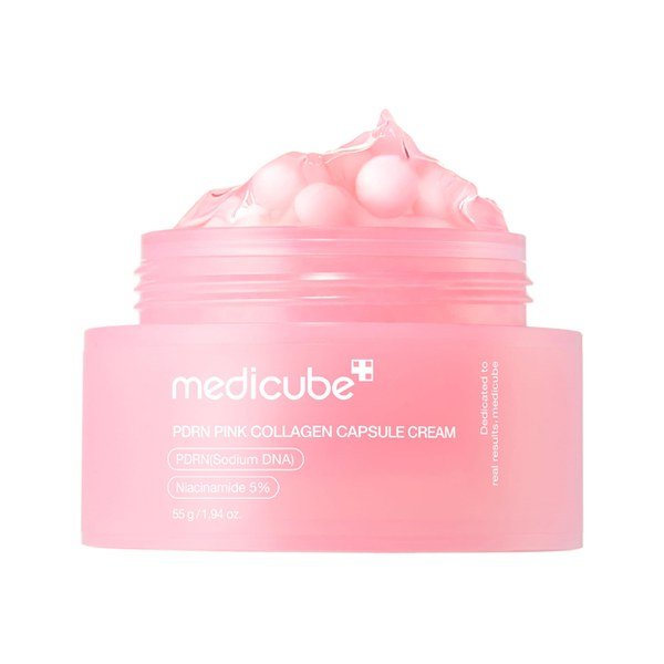 Medicube PDRN Pink Collagen Capsule Cream 55g - Kbazar Korean Cosmetics Store