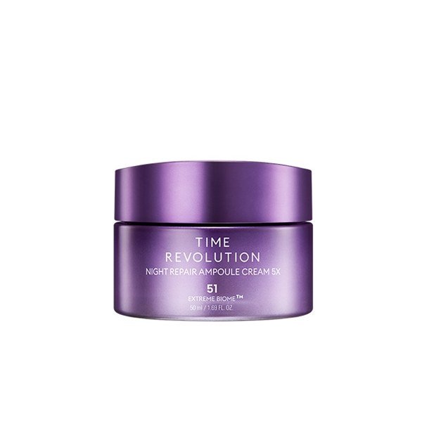 Missha Time Revolution Night Repair Ampoule Cream 5x 50ml - Kbazar Korean Cosmetics Store