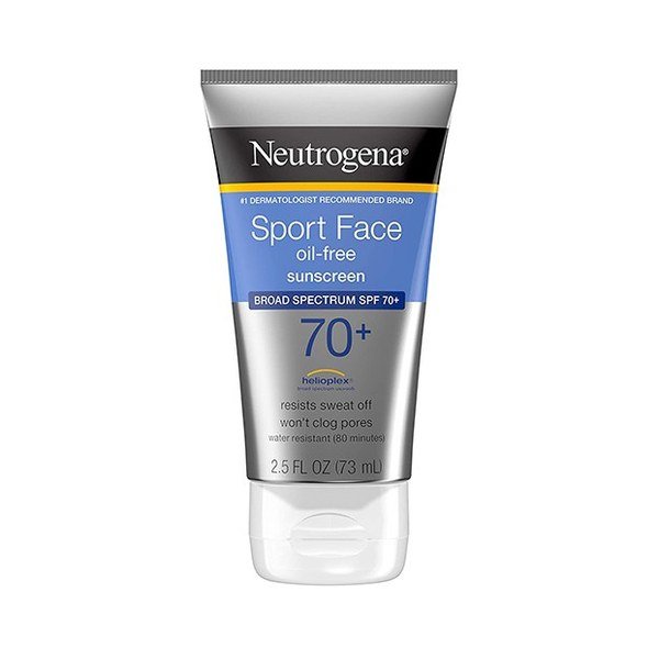 Neutrogena Sport Face Sunscreen SPF 70+ OilFree Facial Sunscreen Lotion 73ml - Kbazar Korean Cosmetics Store