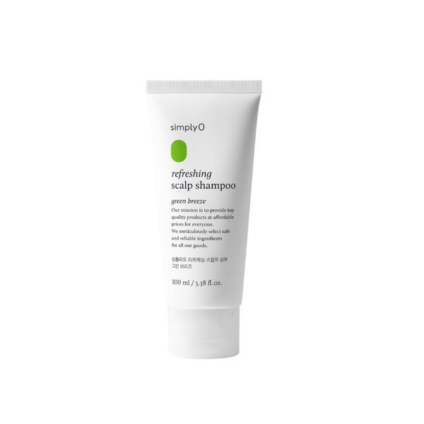 simplyO Refreshing Scalp Shampoo Green Breeze 100ml - Kbazar - Korean Cosmetics Store