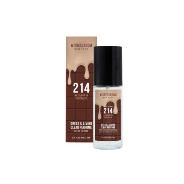 W.DRESSROOM Dress&Living Clear Perfume No.214 Hazelnut In Chocolate 70ml - Kbazar Korean Cosmetics Store