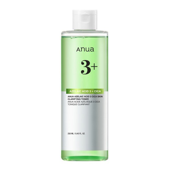 Anua Azelaic Acid 3 Cica Skin Clarifying Toner 250ml - Kbazar - Korean Cosmetics Store