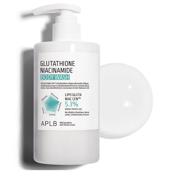 APLB Glutathione Niacinamide Body Wash 300ml - Kbazar - Korean Cosmetics Store