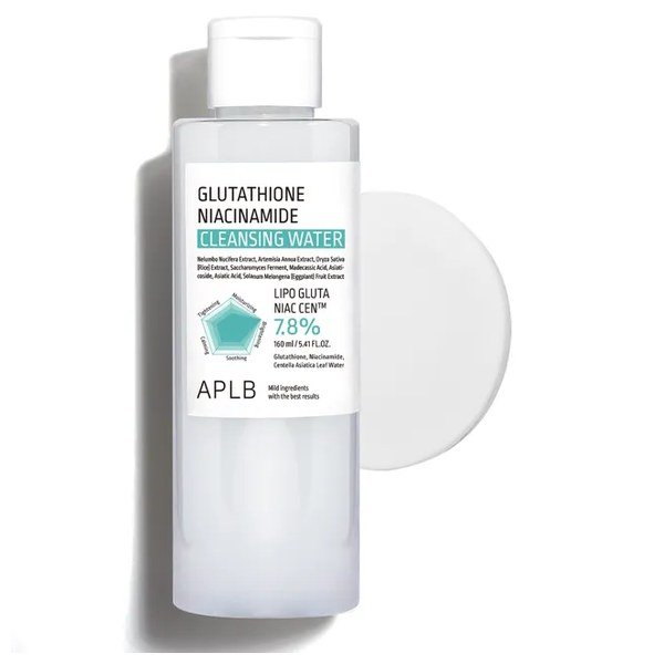 APLB Glutathione Niacinamide Cleansing Water 160ml - Kbazar - Korean Cosmetics Store