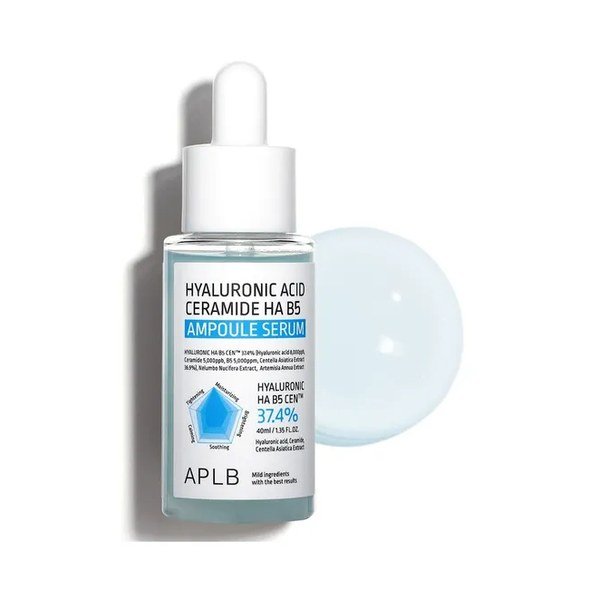 APLB Hyaluronic Acid Ceramide HA B5 Ampoule Serum 40ml - Kbazar - Korean Cosmetics Store
