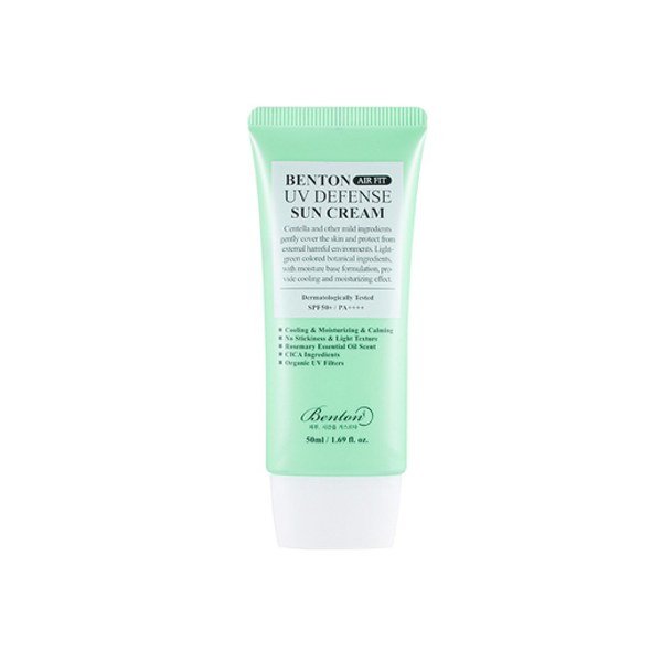 Benton Air Fit UV defense Sun Cream SPF50+/PA++++ 50ml - Kbazar - Korean Cosmetics Store