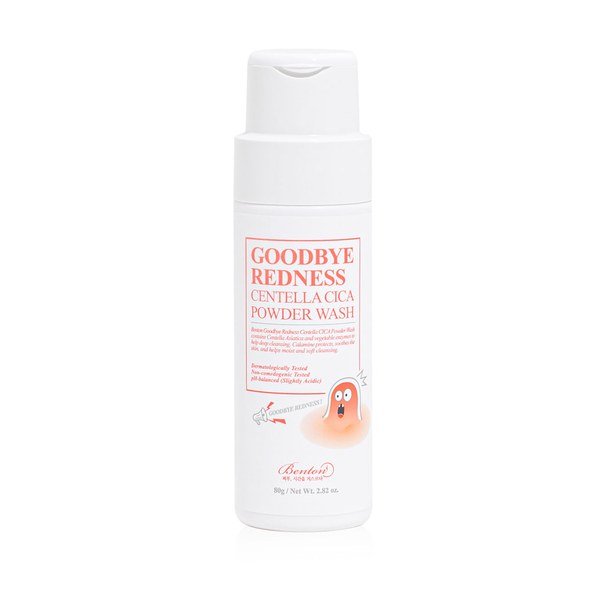 Benton Goodbye Redness Centella Powder Wash 80g - Kbazar - Korean Cosmetics Store