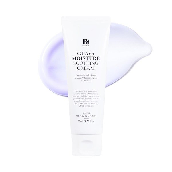 Benton Guava Moisture Soothing Cream 80ml - Kbazar - Korean Cosmetics Store