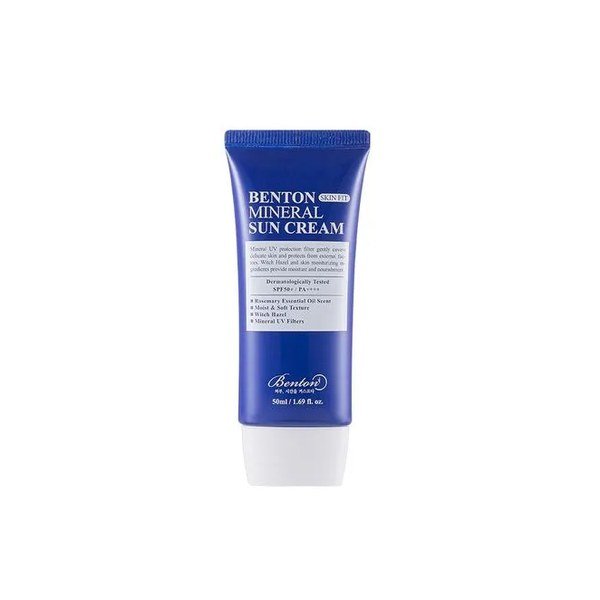 Benton Skin Fit Mineral Sun Cream SPF50 PA ++++ 50ml - Kbazar - Korean Cosmetics Store