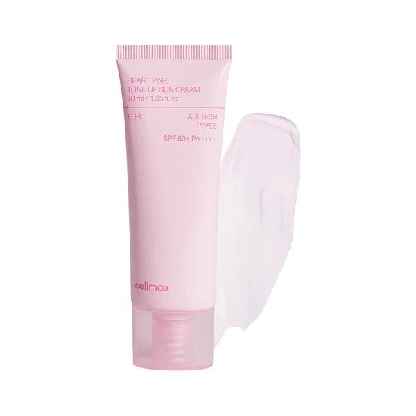 celimax Heart Pink Tone Up Sun Cream 40ml - Kbazar - Korean Cosmetics Store