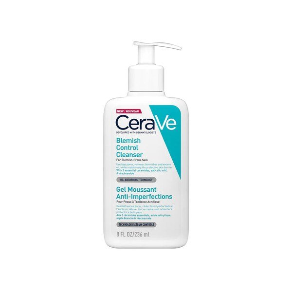 Cerave Blemish Control Cleanser for Blemish Prone Skin 236ml - Kbazar - Korean Cosmetics Store