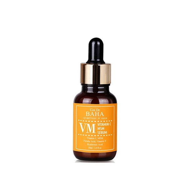 Cos De BAHA Vitamin C Facial Serum with MSM (VM)-30ml - Kbazar - Korean Cosmetics Store