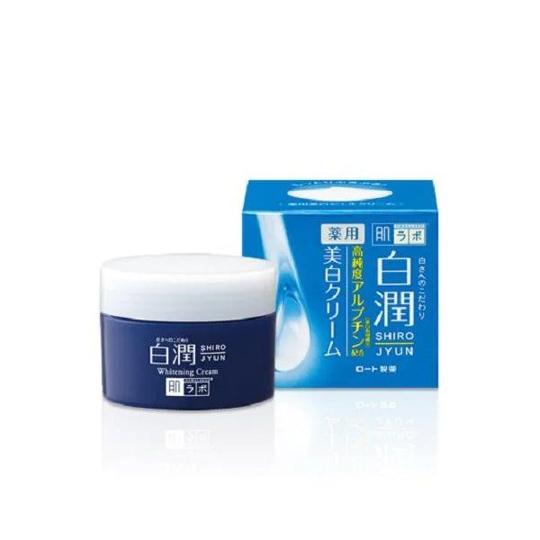 HADA LABO Shiro-Jyun Whitening Cream with Arbutin -50g - Kbazar - Korean Cosmetics Store