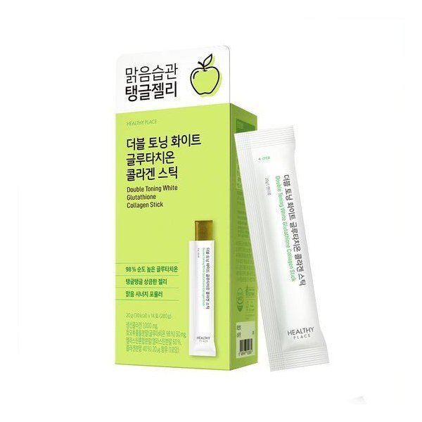 Healthy Place Double Toning White Glutathione Collagen Stick 14 stick - Kbazar - Korean Cosmetics Store