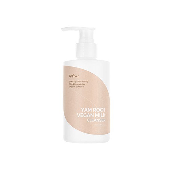 Isntree Yam Root Vegan Milk Cleanser 220ml - Kbazar - Korean Cosmetics Store