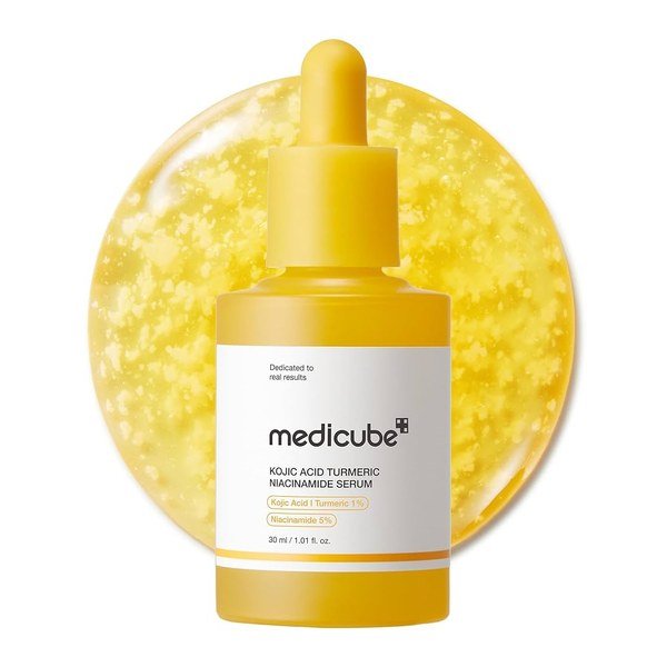 MEDICUBE Kojic Acid Turmeric Niacinamide Serum 30ml - Kbazar - Korean Cosmetics Store