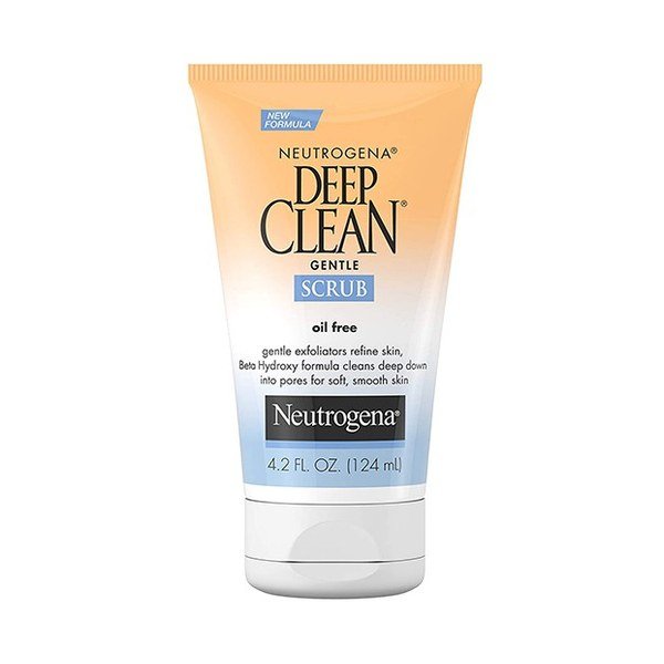 Neutrogena Deep Clean Gentle Daily Facial Scrub 124ml - Kbazar - Korean Cosmetics Store