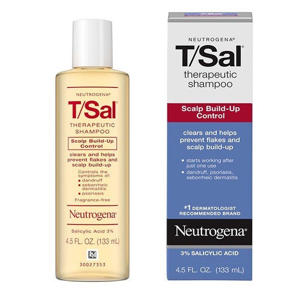 Neutrogena T/Sal Therapeutic Shampoo Scalp Build-Up Control 133ml - Kbazar - Korean Cosmetics Store