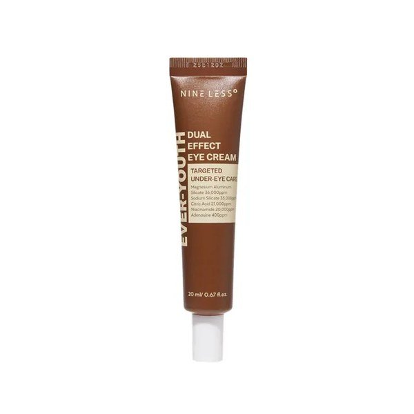 NINE LESS Ever-Youth Dual Effect Eye Cream 20ml - Kbazar - Korean Cosmetics Store