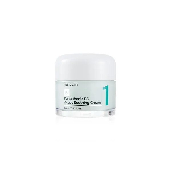 Numbuzin No.1 Pantothenic B5 Active Soothing Cream 80ml - Kbazar - Korean Cosmetics Store
