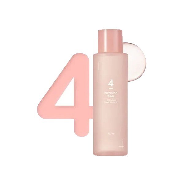 Numbuzin No.4 Hydration Glow Mineral Toner 200ml - Kbazar - Korean Cosmetics Store
