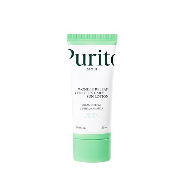 PURITO SEOUL Wonder Releaf Centella Daily Sun Lotion 60ml - Kbazar - Korean Cosmetics Store