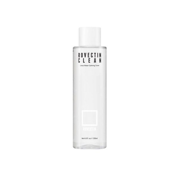 Rovectin Clean Lotus Water Calming Toner 200ml - Kbazar - Korean Cosmetics Store