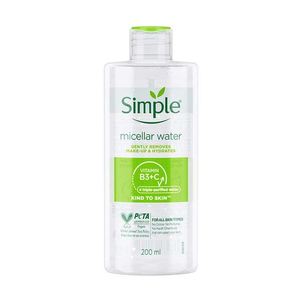 Simple Kind To Skin Micellar Cleansing Water 200ml - Kbazar - Korean Cosmetics Store