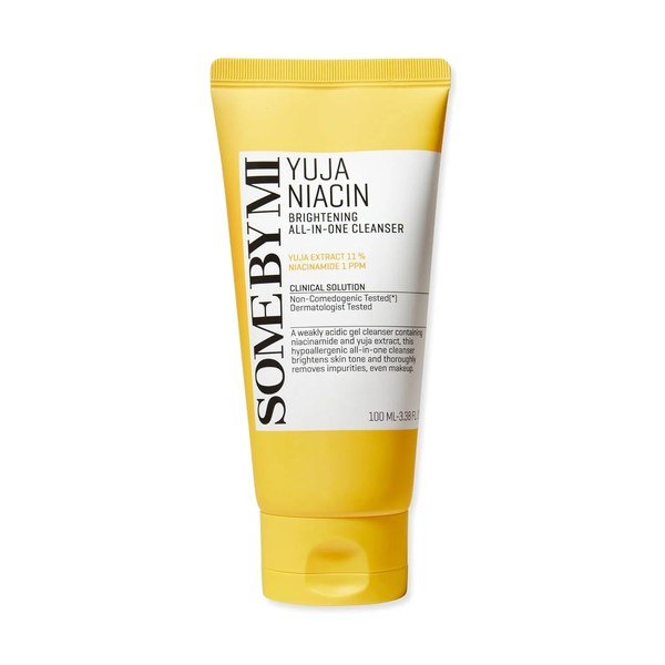 SOME BY MI Yuja Niacin Brightening All-In-One Cleanser 100ml - Kbazar - Korean Cosmetics Store