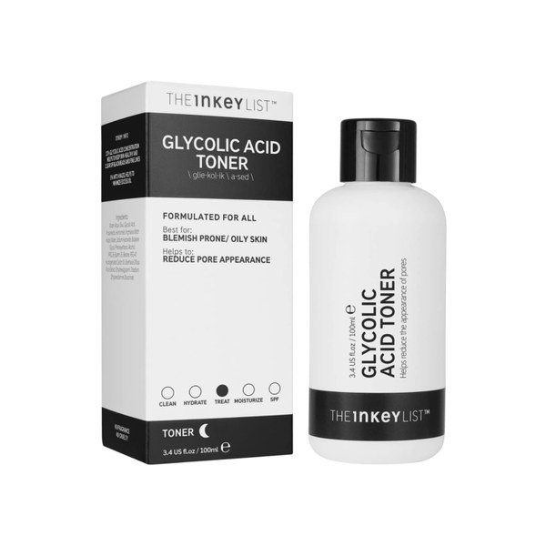 The Inkey List Glycolic Acid Toner – 100 ml - Kbazar - Korean Cosmetics Store