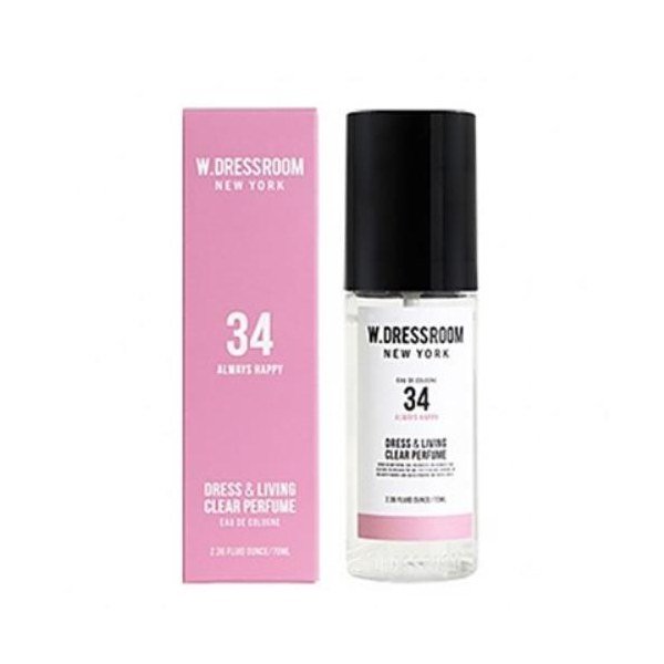 W.DRESSROOM Dress & Living Clear Perfume No.34 Always Happy 70ml - Kbazar - Korean Cosmetics Store