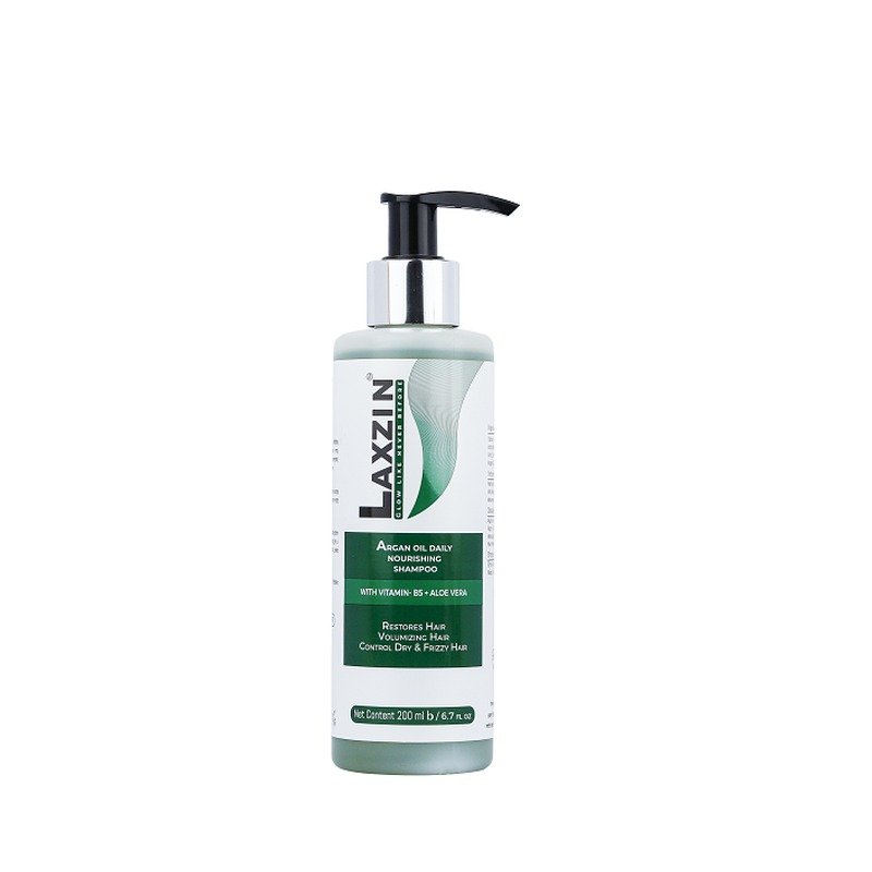 Laxzin Anti-Hair Loss Shampoo With Vitamin E & Biotin 400ml - Kbazar Korean Cosmetics Store