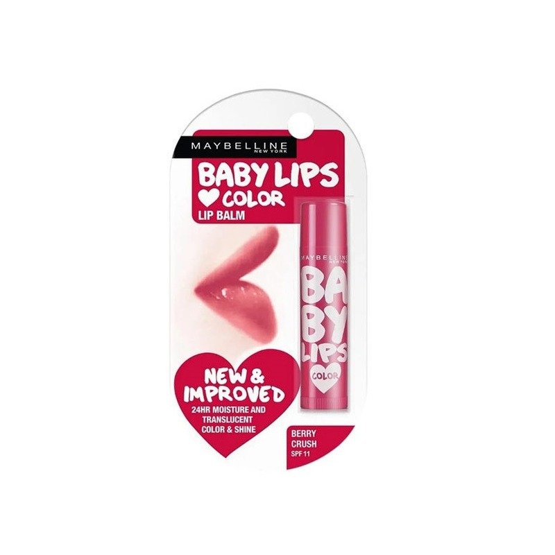 Maybelline Baby Lips Color Lip Balm Pink Lolita SPF20 - Kbazar - Korean Cosmetics Store