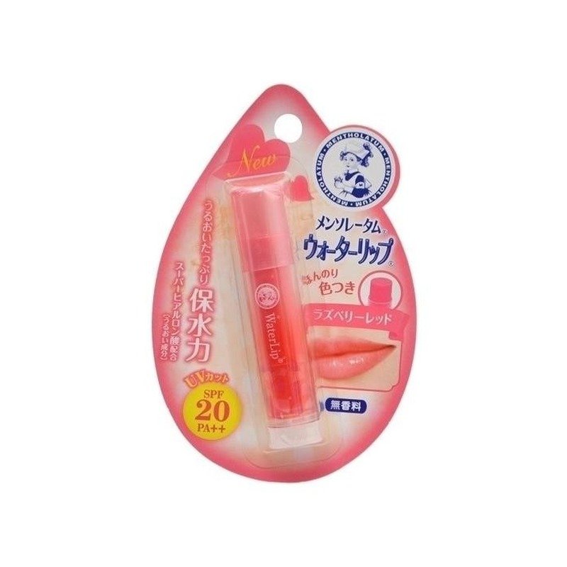 Rohto Mentholatum Water Lip Tone Up CC Pure Red SPF 20 PA++ (4.5g) - Kbazar Korean Cosmetics Store