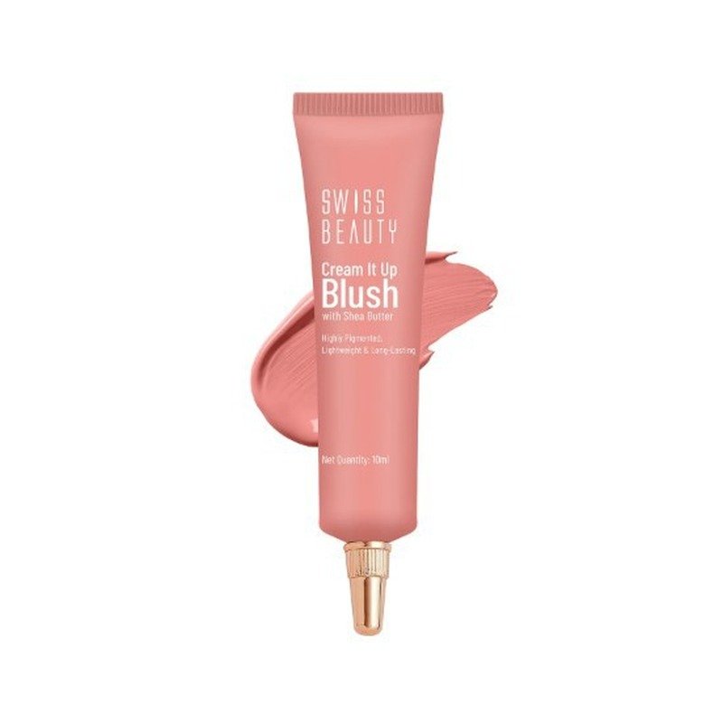 Swiss Beauty Cream It Up Blush with Shea Butter (05-cheek-0-Pink) 10g - Kbazar Korean Cosmetics Store