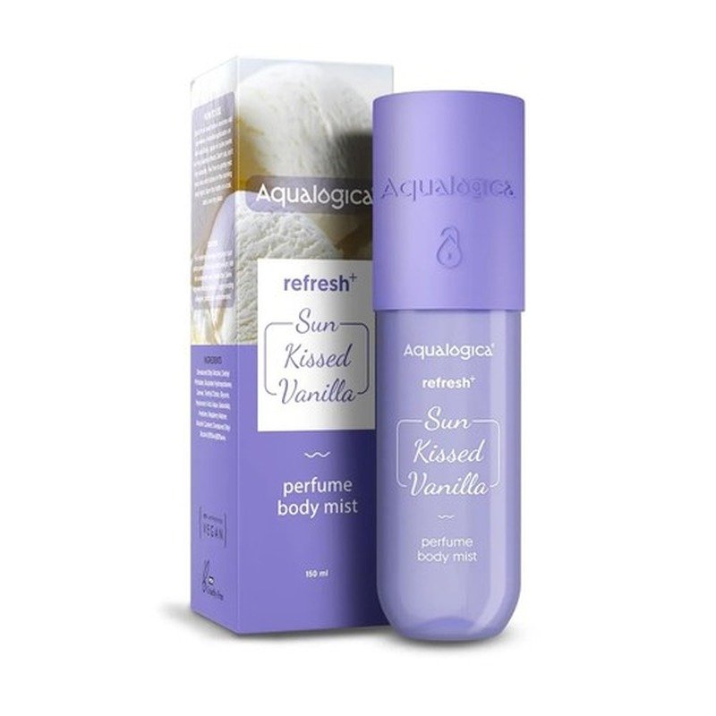 Aqualogica Refresh+ Sun Kissed Vanilla Perfume Body Mist 150ml - Kbazar Korean Cosmetics Store
