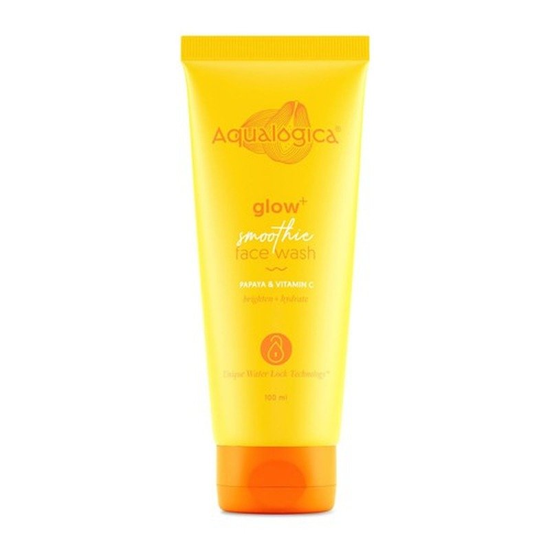 Aqualogica Glow+ Smoothie Face Wash with Papaya & Vitamin C for Glowing Skin 100ml face cleanser or face wash price in Bangladesh at Kbazar